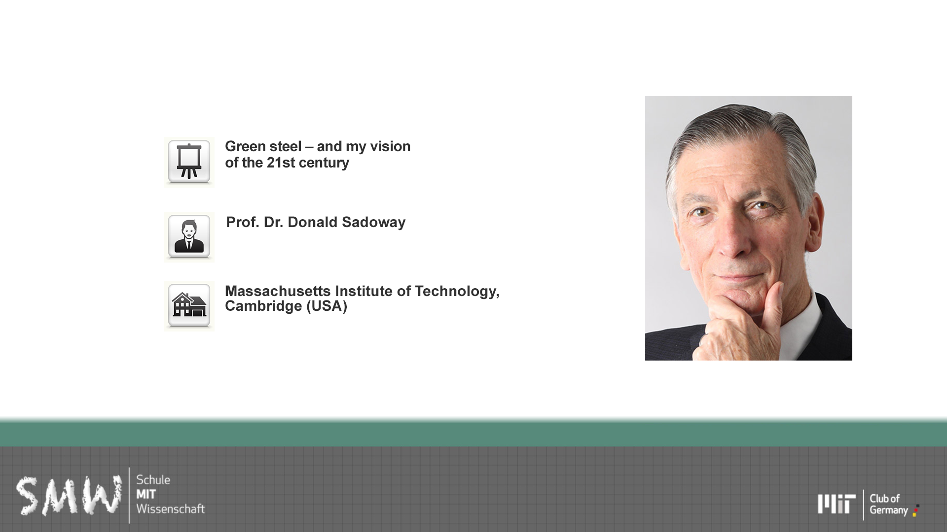 Green steel – and my vision of the 21st century (deutsche Übersetzung)